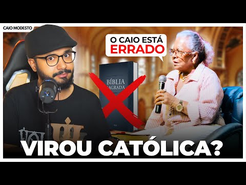 RESPOSTA A PASTORA TÂNIA TERESA - NEGOU A BÍBLIA? VIROU CATÓLICA? ENTENDA!