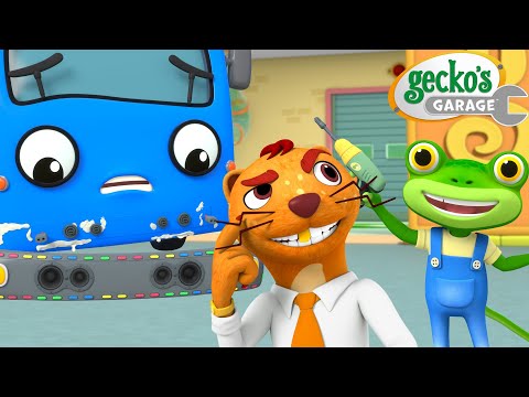 Bumper Repair Battle! 🔧💥| Gecko's Garage 🚚 | Cartoons For Kids | Toddler Fun Learning