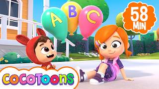 Vamos aprender o ABC e mais música infantil de Lea e Pop em português | Cocotoons Brasil