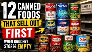12 Canned Foods That Sell Out First When Grocery Stores Empty