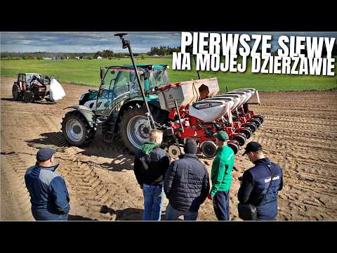 SIEWY KUKURYDZY NA MOJEJ DZIERŻAWIE 🔥 PIERWSZY RAZ NA TAKIM SPRZĘCIE ale DAŁEM RADĘ 😂