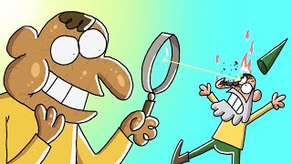 Magnifying Glass Experiment Gone Wrong | Animated Memes | Hilarious Animated Compilations