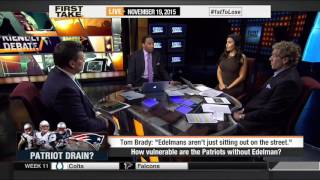 ESPN First Take - Guregian: Bills have Giant plans to target Tom Brady