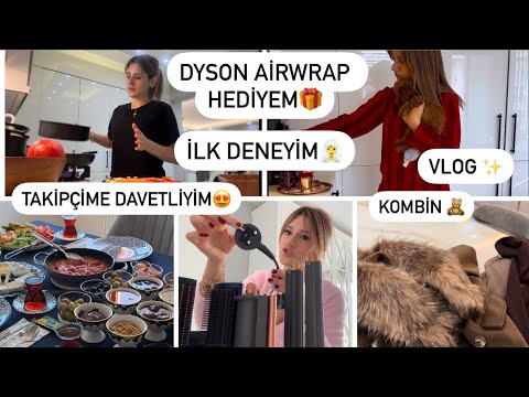 Takipçime Davetliyim😍Dyson Airwrap Hediyem🎁Almaya Değer Mi🧖🏻‍♀️Kombin Alışverişi🤎Vlog