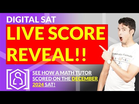 December SAT LIVE SCORE REVEAL!! See how Huzefa did on the December 2024 SAT!!