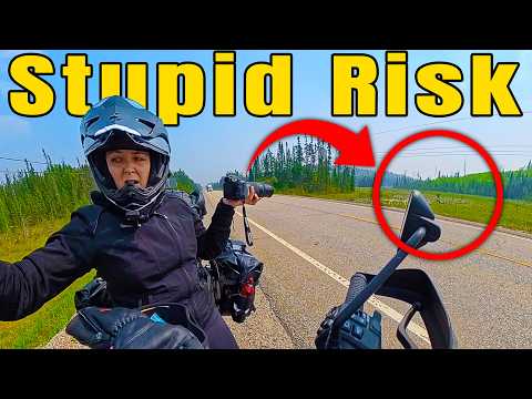 Unexpected danger during solo motorcycle trip around the Great Lakes | Episode 03