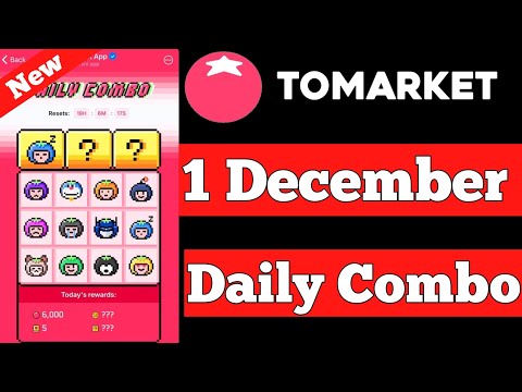 Tomarket Daily Combo Today || 1 December Tomarket Daily Combo #tomarket