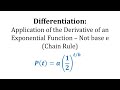 Understanding Exponential Decay and Derivatives