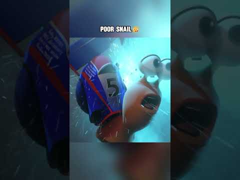 The snail was fast and won the race | #shorts #viral