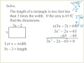 Solving Word Problems with Factoring Techniques