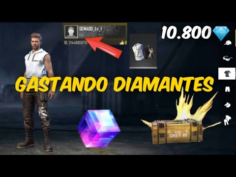 TRANSFORMEI ESSA CONTA NIVEL 1 EM GEMADA MUITO RAPIDO NO FREE FIRE