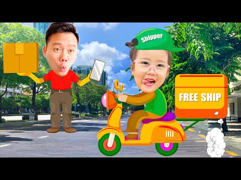 Cam Cam không chịu đi học. thử làm shipper, nhân viên siêu thị và cái kết - Cam Cam TV