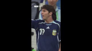 🎞️⚽️ هل تصدق؟ أول أهداف ميسي في كأس العالم جاء قبل 20 عاماً بالتمام! ⏳🇦🇷🔥