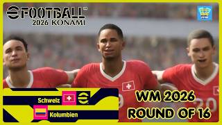 WM 2026 - Schweiz vs. Kolumbien - Round of 16