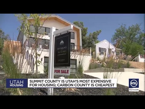 YouTube video thumbnail: Here’s how Utah Housing Prices Break Down by County, City