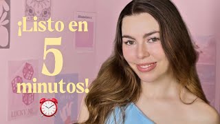 ✨ Maquillaje de 5 minutos ⏱ rápido, fácil y bonito para el diario