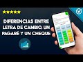 Diferencias entre Letra de Cambio, Pagaré y Cheque
