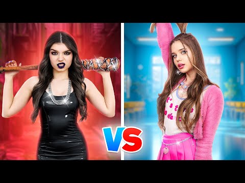 ¡Buena Estudiante VS Mala Estudiante! ¿Quién Será Popular en la Escuela?