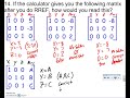Matrix Solutions and Function Concepts