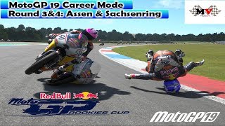 MotoGP 19: Career Mode - OOOOPS! We Wipe Out the Leader and Win.