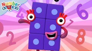Matemática para o Primeiro Ano - Nível 1 | Aprenda a Contar para Crianças | Numberblocks Português