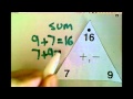 Fact Triangles and Arithmetic Operations