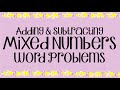 Adding and Subtracting Mixed Numbers Challenges