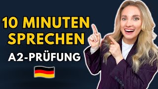Sprich mit mir 🇩🇪  Mündliche A2-Prüfung – Teil 2 - Learn German Fast