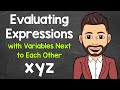 Evaluating Expressions with Variables