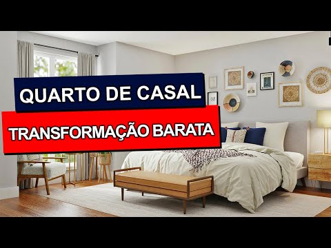 QUARTO DE CASAL: 5 transformações Incríveis GASTANDO POUCO