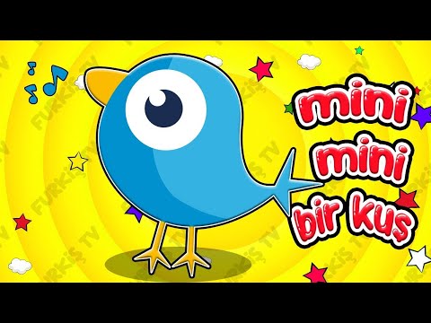 Mini Mini Bir Kuş-Yağ Satarım Bal Satarım-Kırmızı Balık-Çocuk, Bebek Şarkıları-Çizgi Film-Furkiş TV