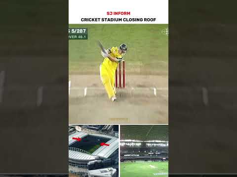 CRICKET STADIUM CLOSING ROOF IN TAMIL || #shorts #sjinform #cricketfacts #facts
