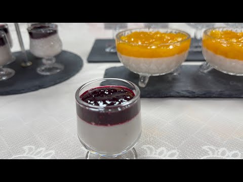 تحلية بدون جيلاتين ولا ملونات بفواكه طبيعية قوة فالبنة#dessert sans gelatine ni colorant aux fruits
