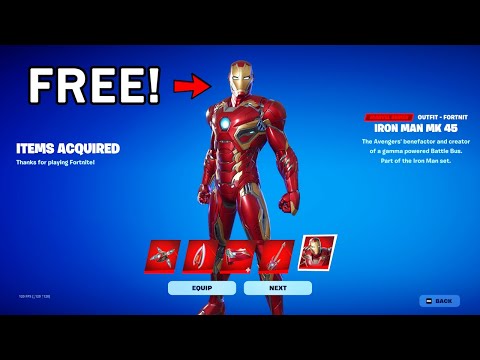 How To Get IRON MAN MK 45 for FREE in Fortnite!