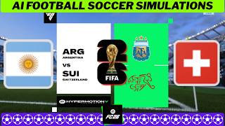 🇦🇷 ARGENTINA vs SWITZERLAND 🇨🇭🏆 FIFA World Cup 2026 ⚽ EA FC 26 Simulation