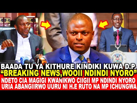 BREAKING NEWS!NDETO CIA MAGIGI KWANIKWO CIIGII NDINDI NYORO URIA ABANGIIRWO NI H.E RUTO NI ICHUNGWA