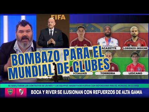 🚨BOMBA en el MUNDIAL de CLUBES para BOCA