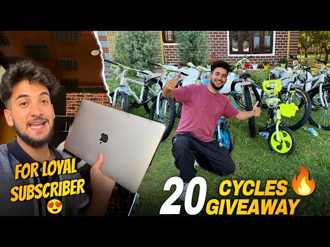 20 Cycle🚲 Gar pohncgye😍 |Macbook 💻Giveaway🔥