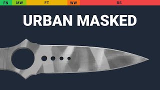 Skeleton Knife Urban Masked Wear Preview