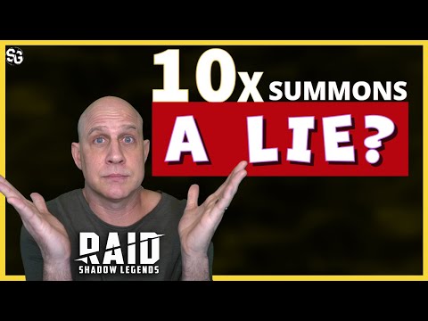 THE LIE - Fix 10x summons RAID SHADOW LEGENDS 10x SUMMONS