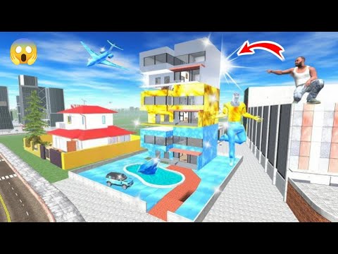 Franklin বানালো হীরের বাড়ি Shinchan এর সাথে! 😱🏢🤯 | Indian Bike Driving !! GTA 5 🎮