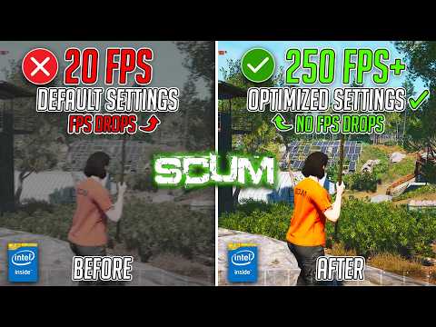 SCUM - How to Fix Lags, Stutter & BOOST FPS on ANY PC🔧