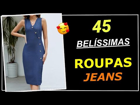 [ Roupas Jeans ] 45 Looks Maravilhosos com Roupas Femininas Jeans | Moda Feminina 💖