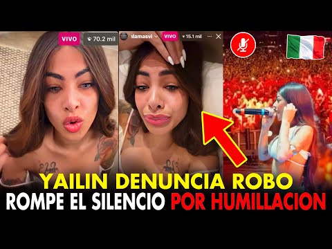 🚨UN LIO FEO! YAILIN DENUNCIA ROB0 Y ES HUMILLADA EN ITALIA Y ROMPE EL SILENCIO