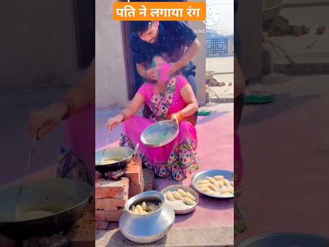 पति ने पीछे से रंग लगाया🎁🙏Wood working withart handcraft idea