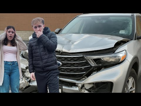 I crashed our car…