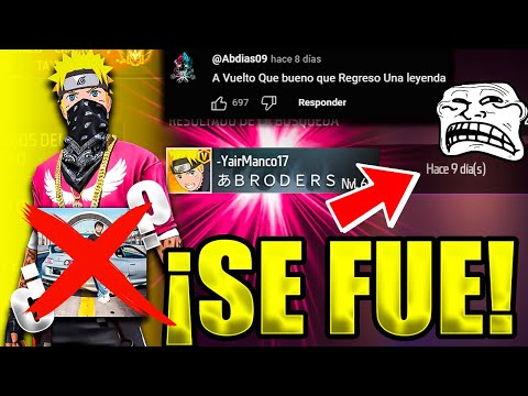 ¡REGRESARON POR 1 DÍA! BUSQUE A INFLUENCERS QUE REGRESARON A FREE FIRE😭