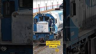 AS IMPARÁVEIS LOCOMOTIVAS EMD-SD40 e GE-U20 | MANOBRAS EM APUCARANA PR #trem #locomotiva #imperáveis