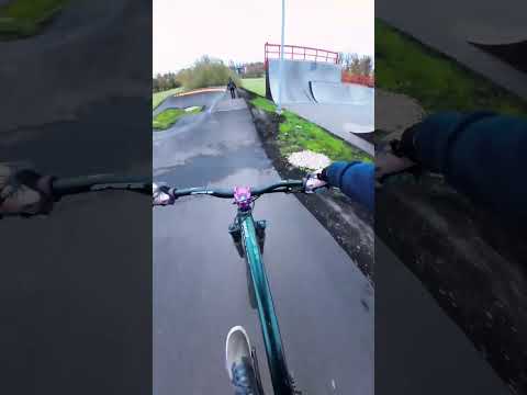 What just happened😬🥲 #mtb #mountainbike #pumptrack #mtblife #mtblove #mountainbiking #tricks **