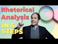 Rhetorical Analysis Essay Strategies